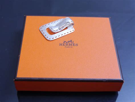 hermes h money clip|authentic Hermes money clips.